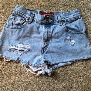 Levi denim shorts